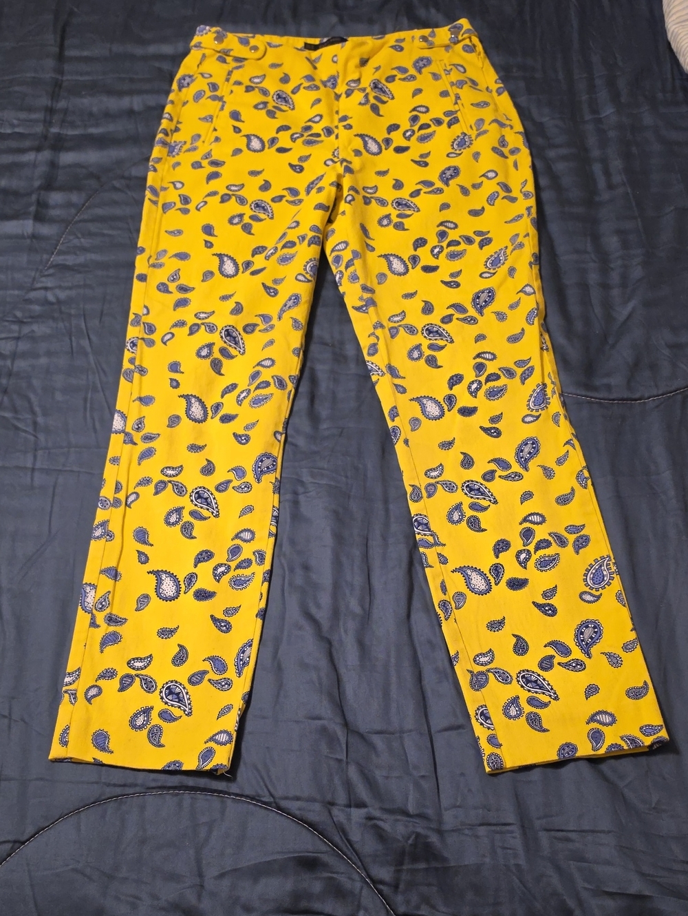 Yellow Paisley Women’s Pants